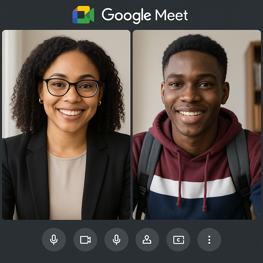 Diverse mentors working with students